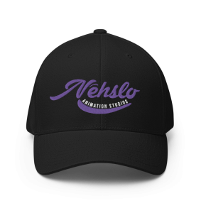 Nehslo Animation Studios Logo - Structured Flex Fit Hat